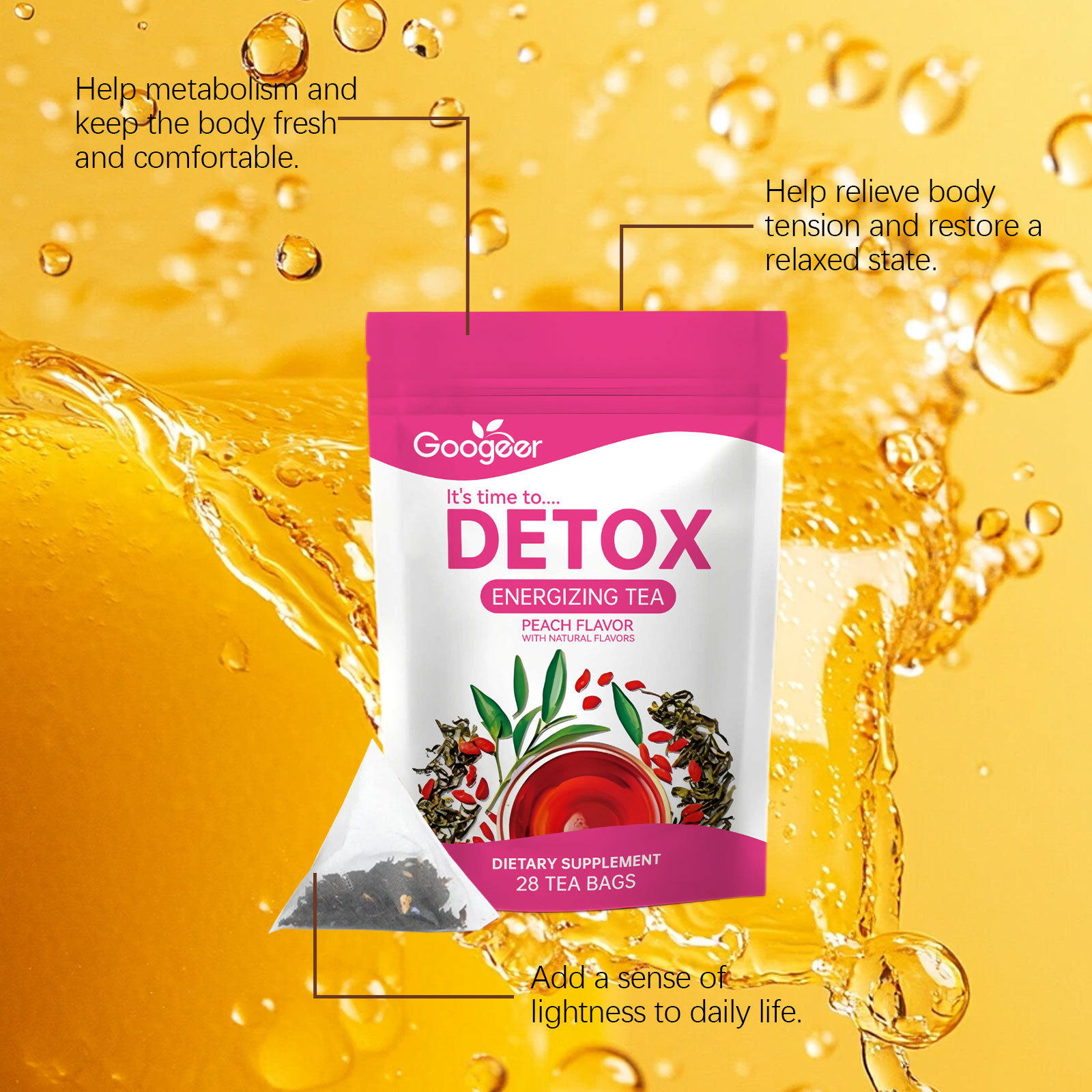 Teh Detoksifikasi - Perawatan  - Herbal Tincture ulasan dan harga