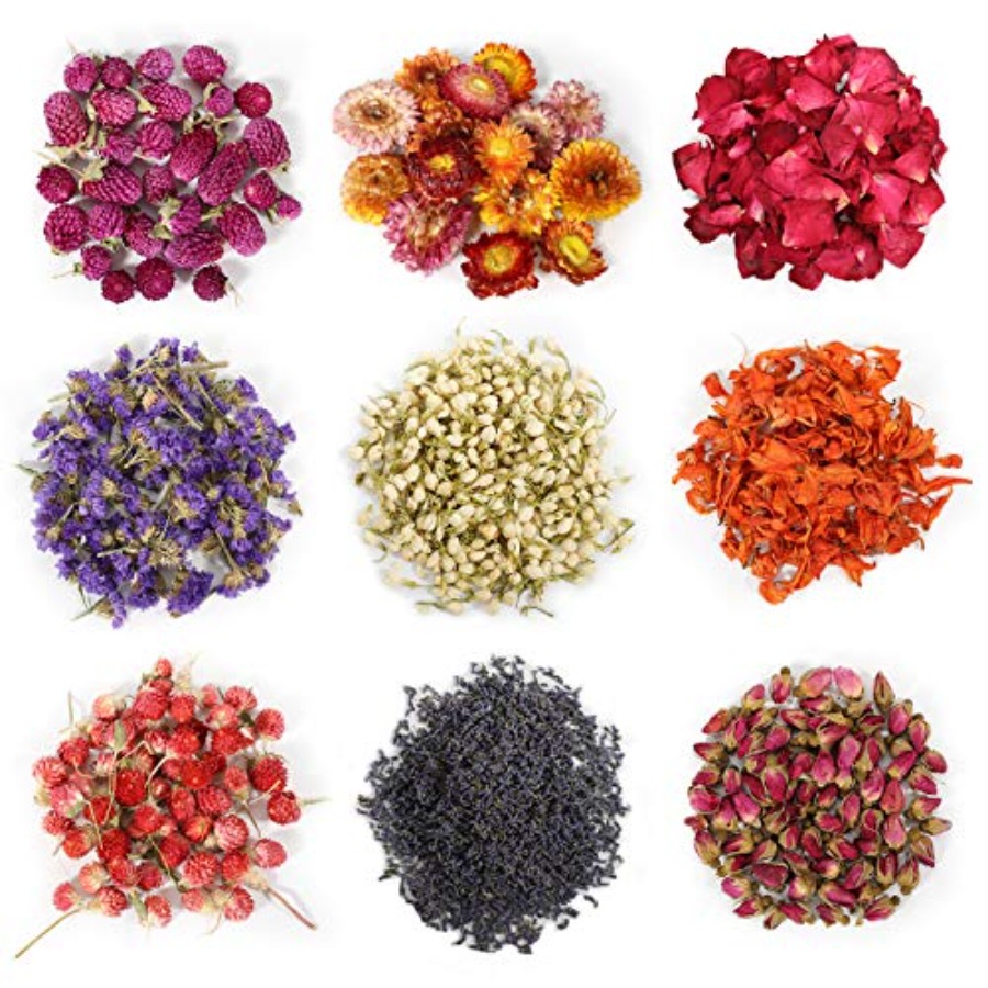 9 Kantong Bunga Kering, 100% B - Dried Herbs ulasan dan harga
