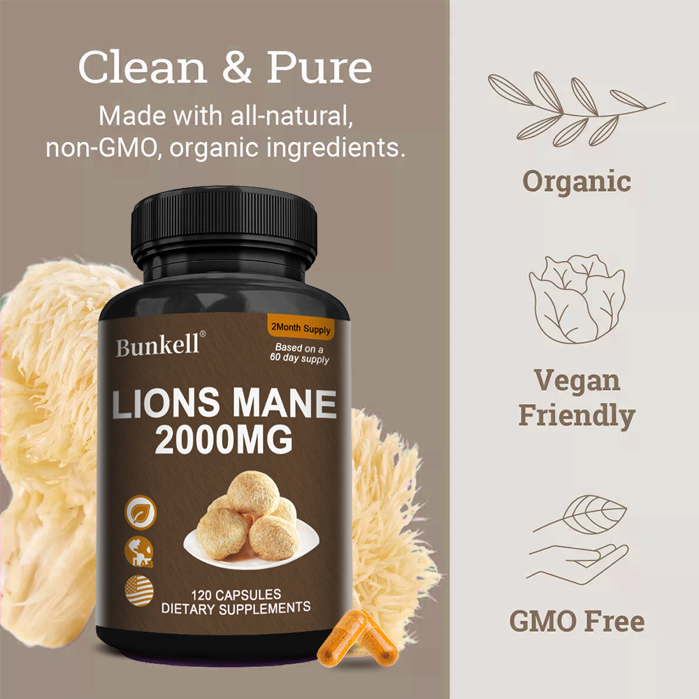 Kapsul Jamur Lions Mane Organi - Ginger Tea ulasan dan harga