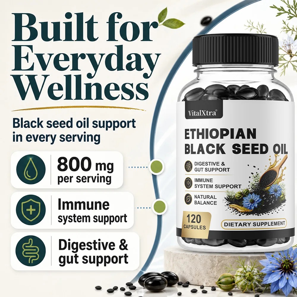Softgel Minyak Biji Hitam Ethi - Herbal Supplement ulasan dan harga