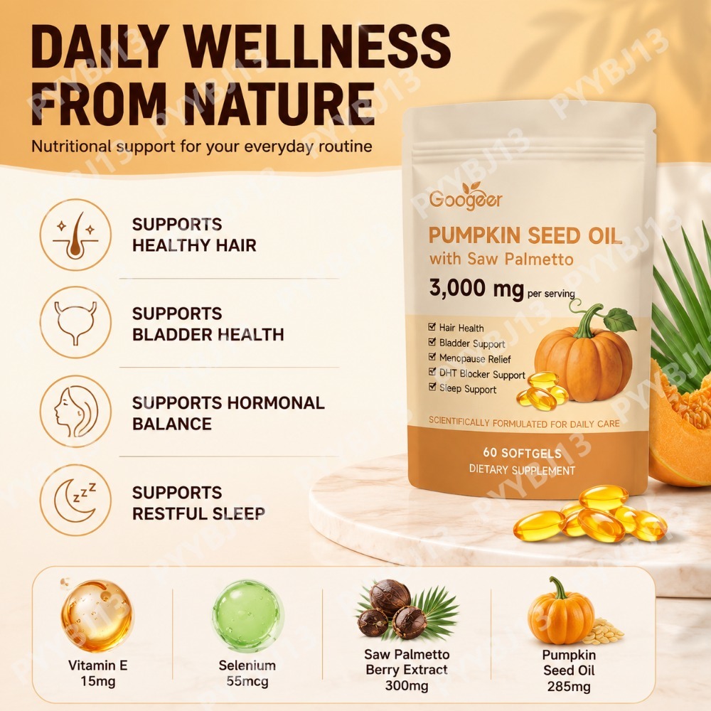 Softgel Minyak Biji Labu Googe - Herbal Supplement ulasan dan harga