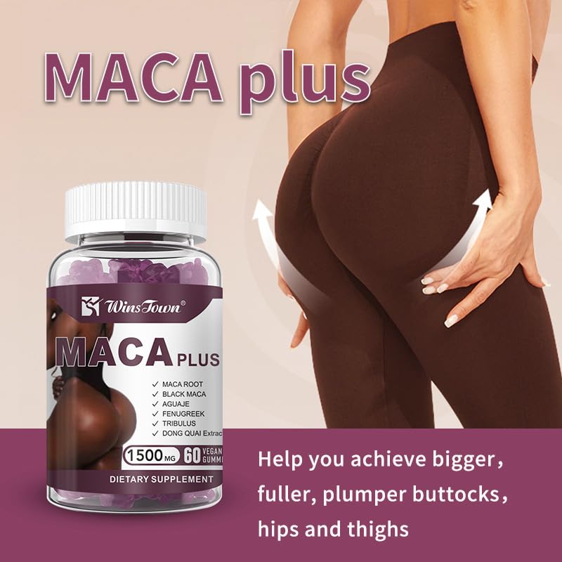 Maca Plus Gummies, Hip Butt Gu - Herbal Supplement ulasan dan harga
